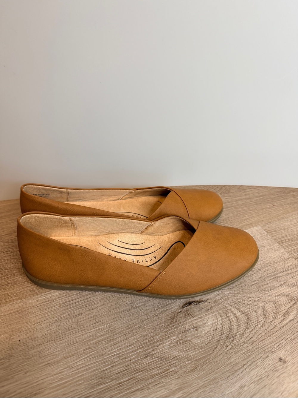 LifeStride Notorius Slip-On Ballet Flats Cognac